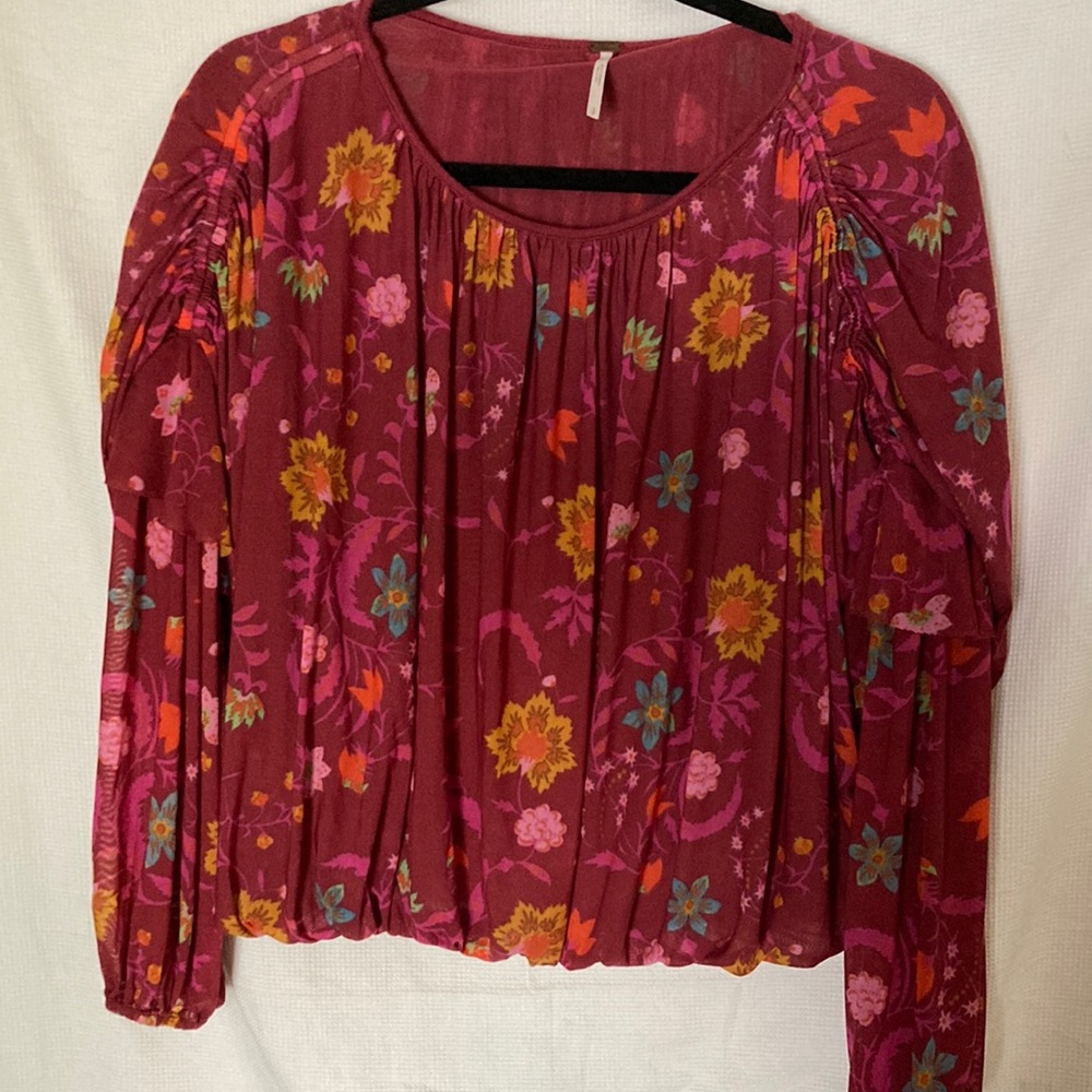 Free people Floral top